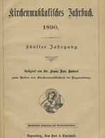 Kirchenmusikalisches Jahrbuch 1890
