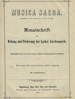 Musica sacra 1902 / 01