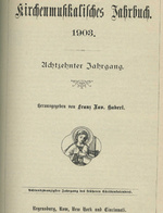Kirchenmusikalisches Jahrbuch 1903
