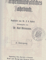 Kirchenmusikalisches Jahrbuch 1908