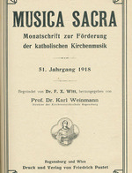 Musica sacra 1918 / 01