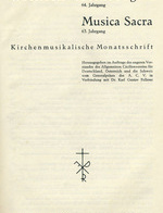 Musica sacra 1933 / 11