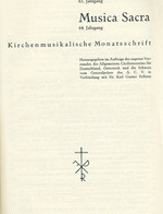 Musica sacra 1934 / 01