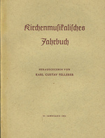 Kirchenmusikalisches Jahrbuch 1951