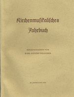 Kirchenmusikalisches Jahrbuch 1952