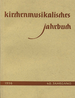 Kirchenmusikalisches Jahrbuch 1956