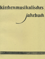 Kirchenmusikalisches Jahrbuch 1957