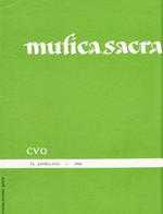 Musica sacra 1958 / 01