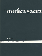 Musica sacra 1962 / 03