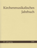 Kirchenmusikalisches Jahrbuch 1999