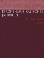 Kirchenmusikalisches Jahrbuch 2008