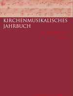 Kirchenmusikalisches Jahrbuch 2012