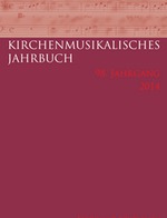 Kirchenmusikalisches Jahrbuch 2014