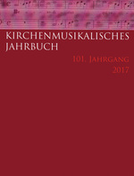 Kirchenmusikalisches Jahrbuch 2017