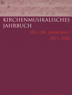 Kirchenmusikalisches Jahrbuch 2020